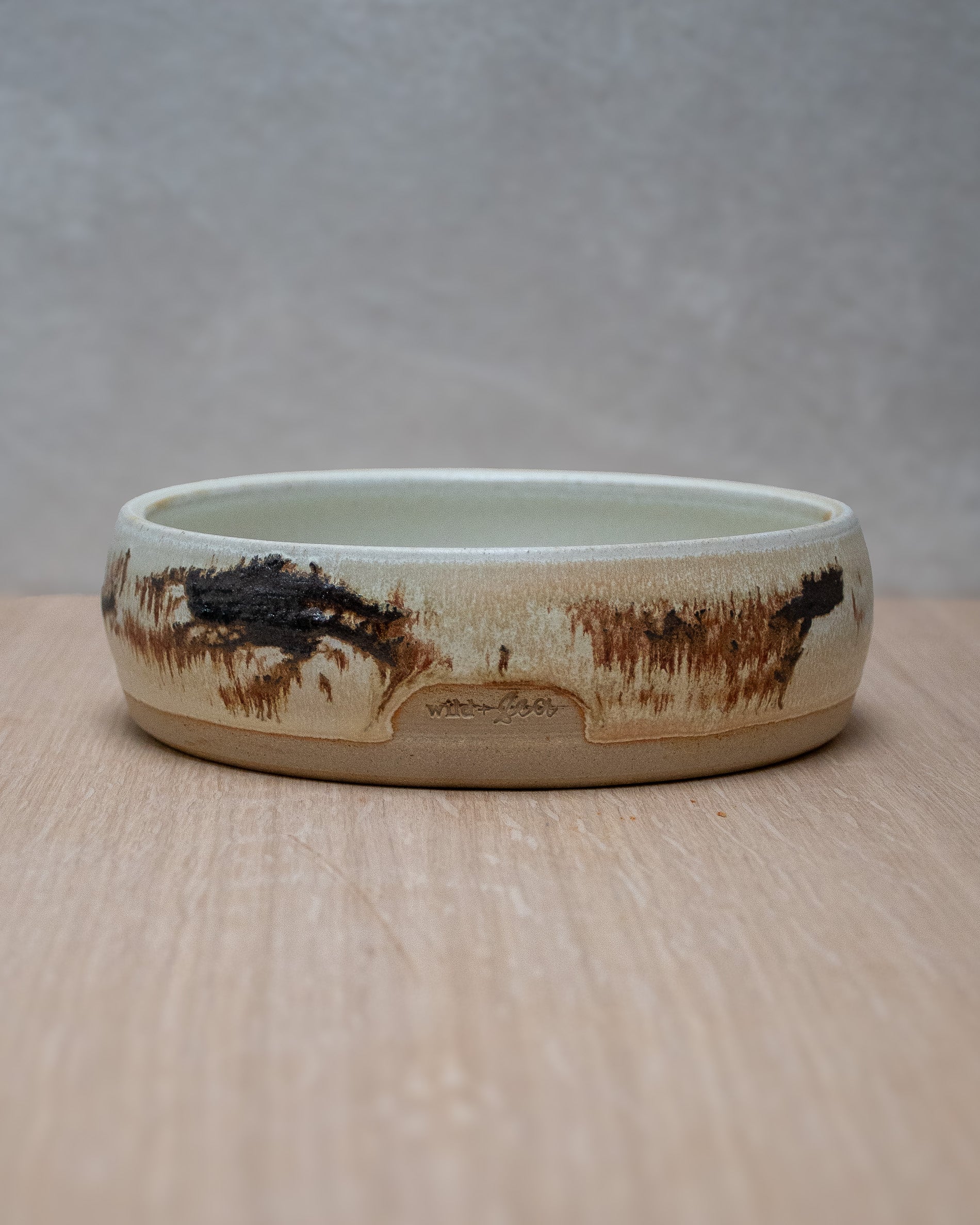 Snow Peak - Hand Thrown Dog Bowl #6 (15.5cm x 5cm)