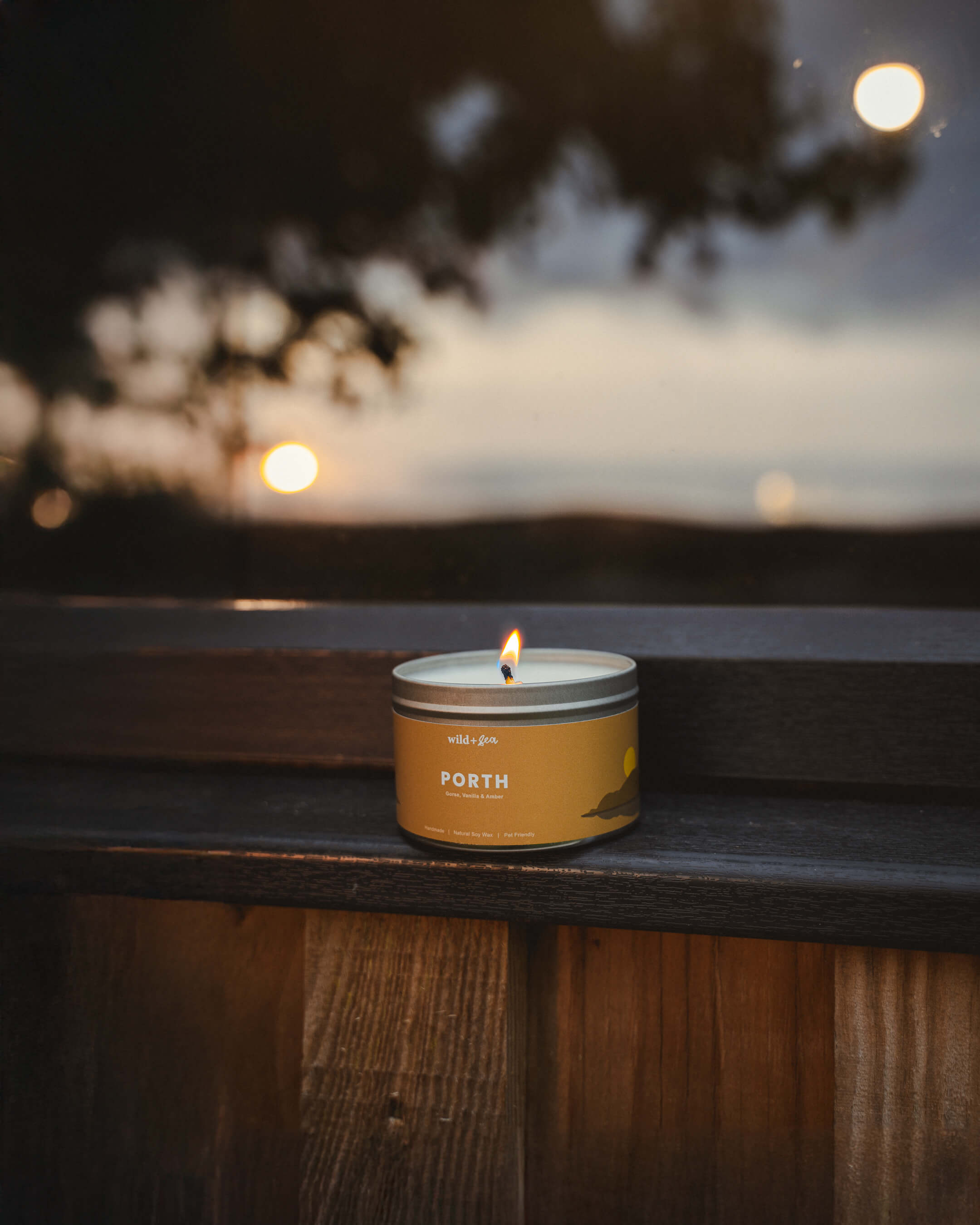 PORTH | Gorse, Vanilla & Amber | Soy Wax Pet Friendly Candle