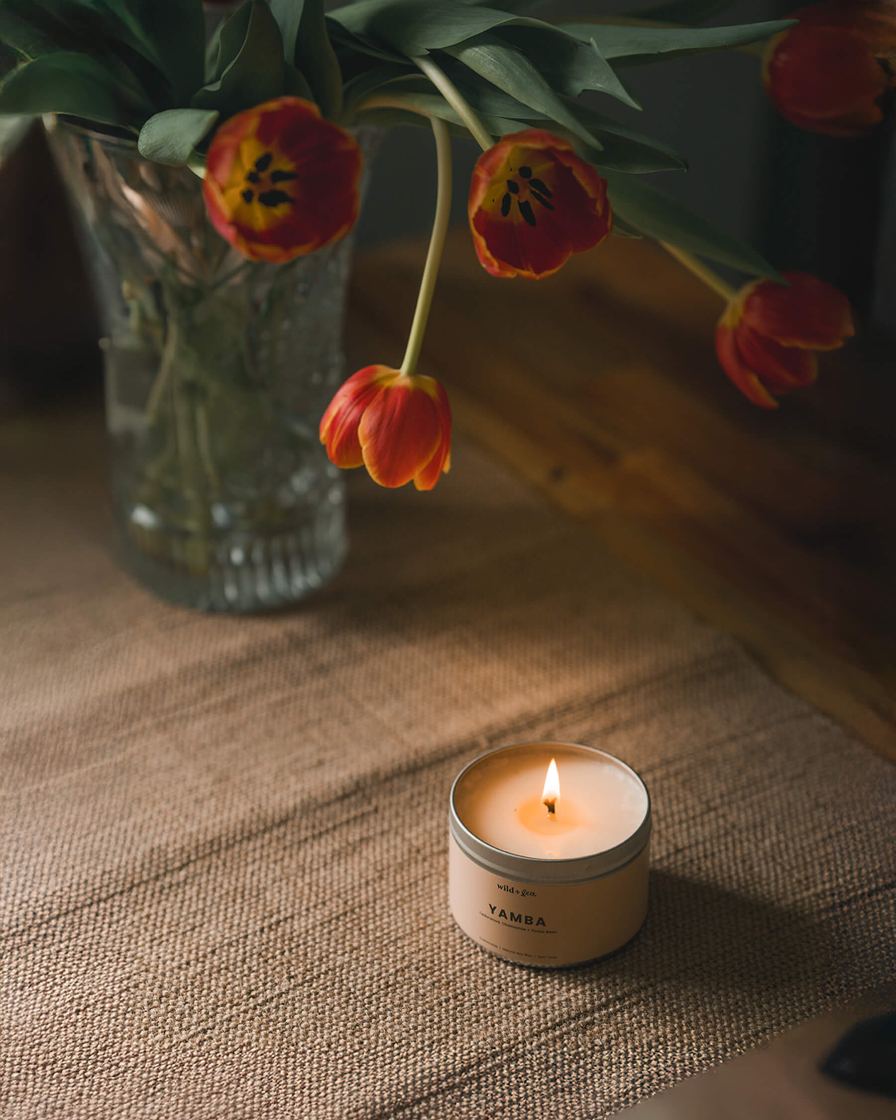 YAMBA | Cedarwood, Chamomile + Tonka Bean | Soy Wax Pet Friendly Candle