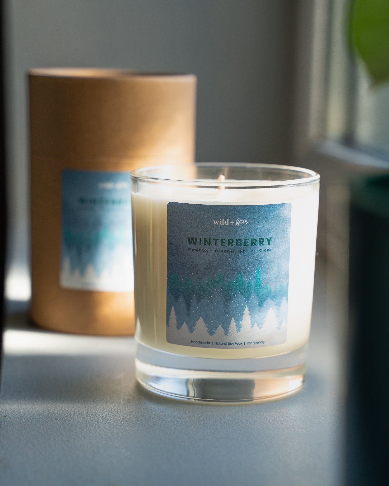 WINTERBERRY | Pimento, Cranberries + Clove | Soy Wax Pet Friendly Candle