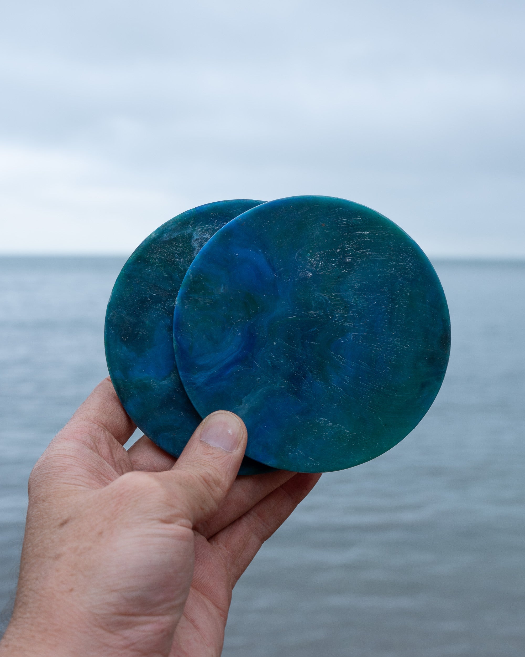 Recycled Fishing Net Coasters