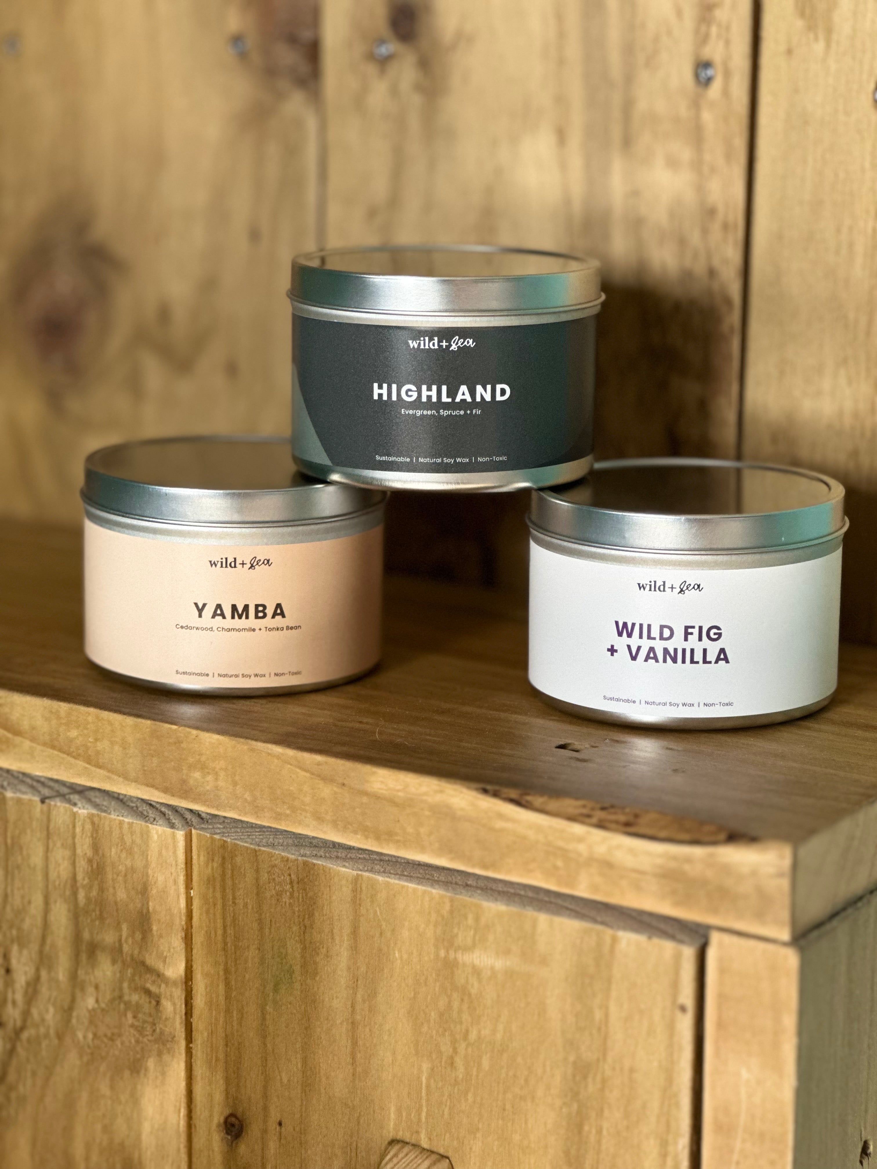 WILD FIG + VANILLA | Soy Wax Pet Friendly Candle