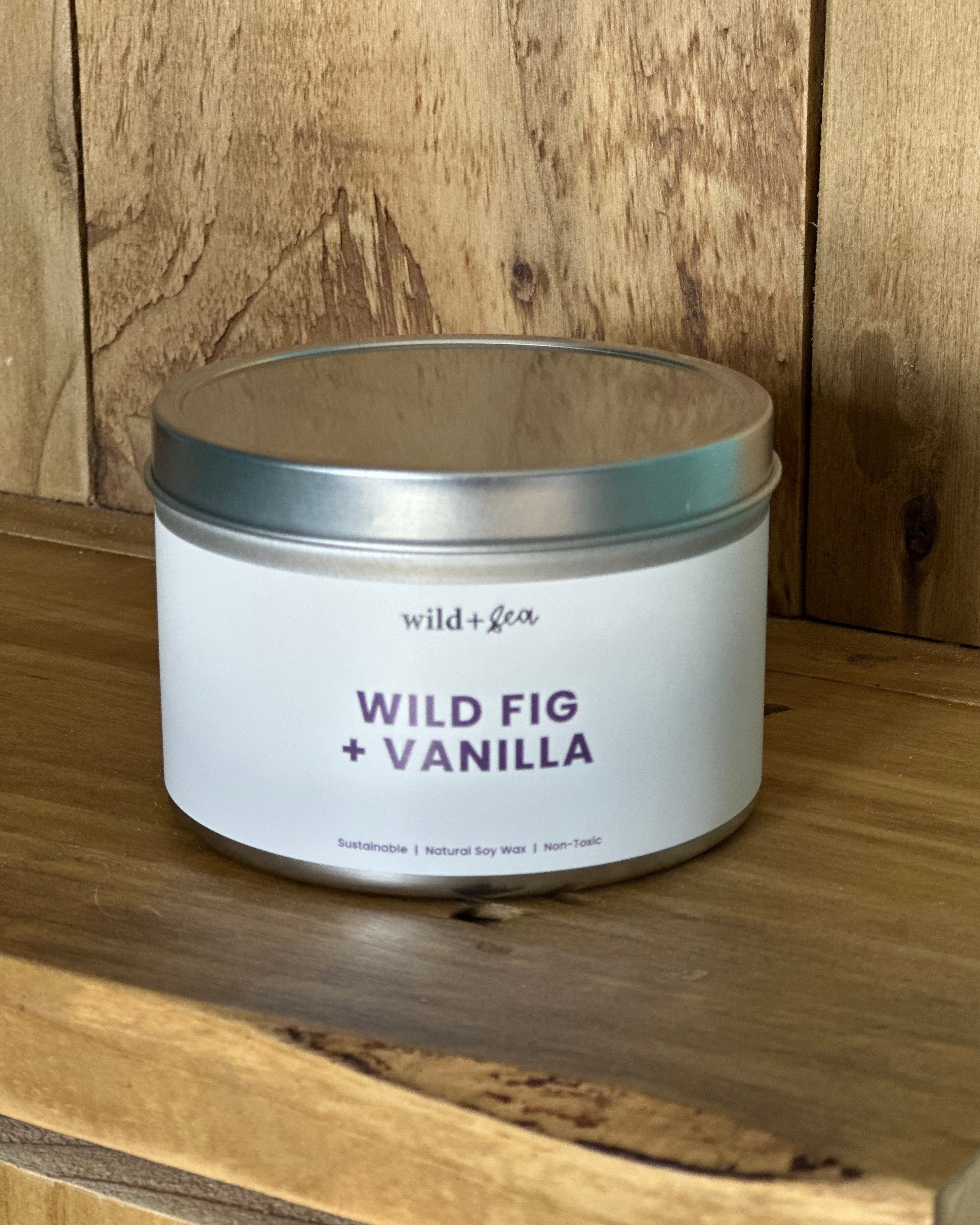 WILD FIG + VANILLA | Soy Wax Pet Friendly Candle