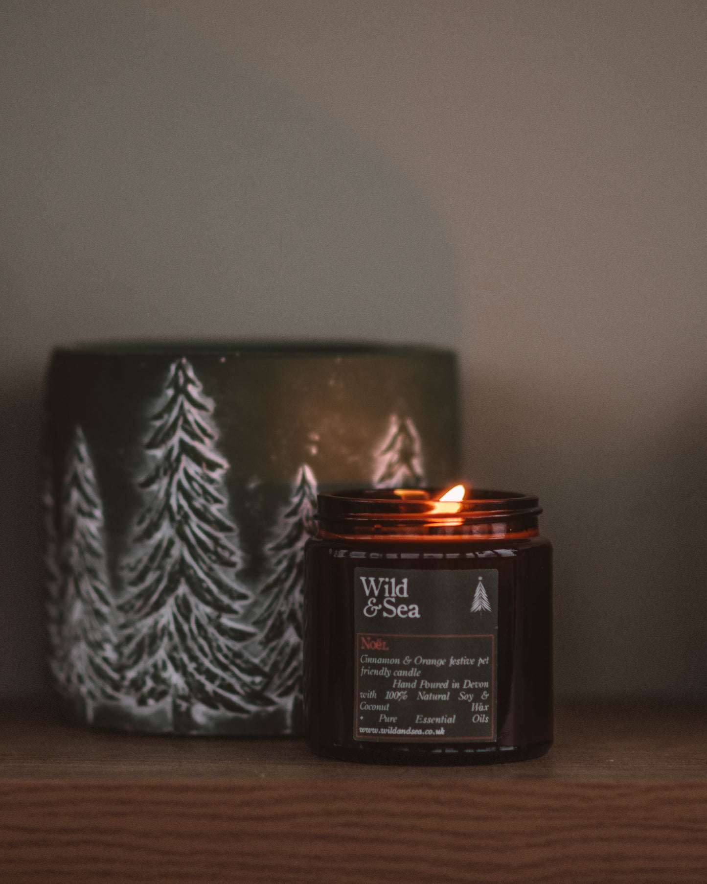 Noël: Limited Edition Pet Friendly Soy Candle (Cinnamon & Orange)
