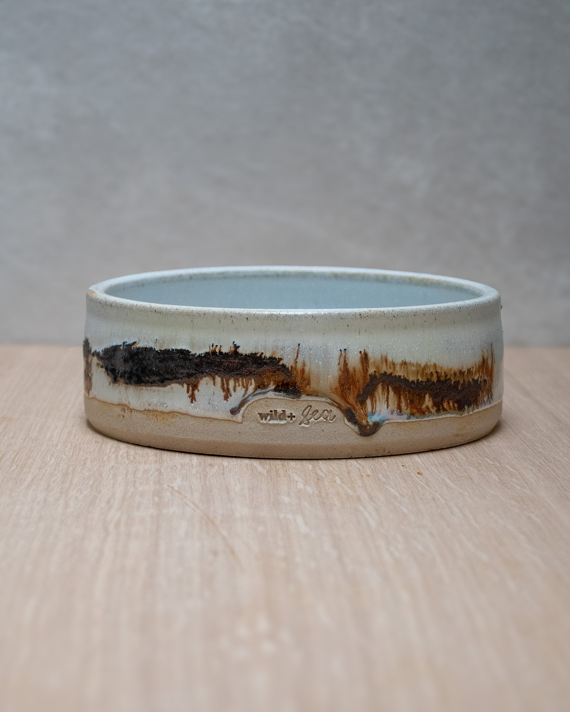 Snow Peak - Hand Thrown Dog Bowl #4 (15cm x 5cm)