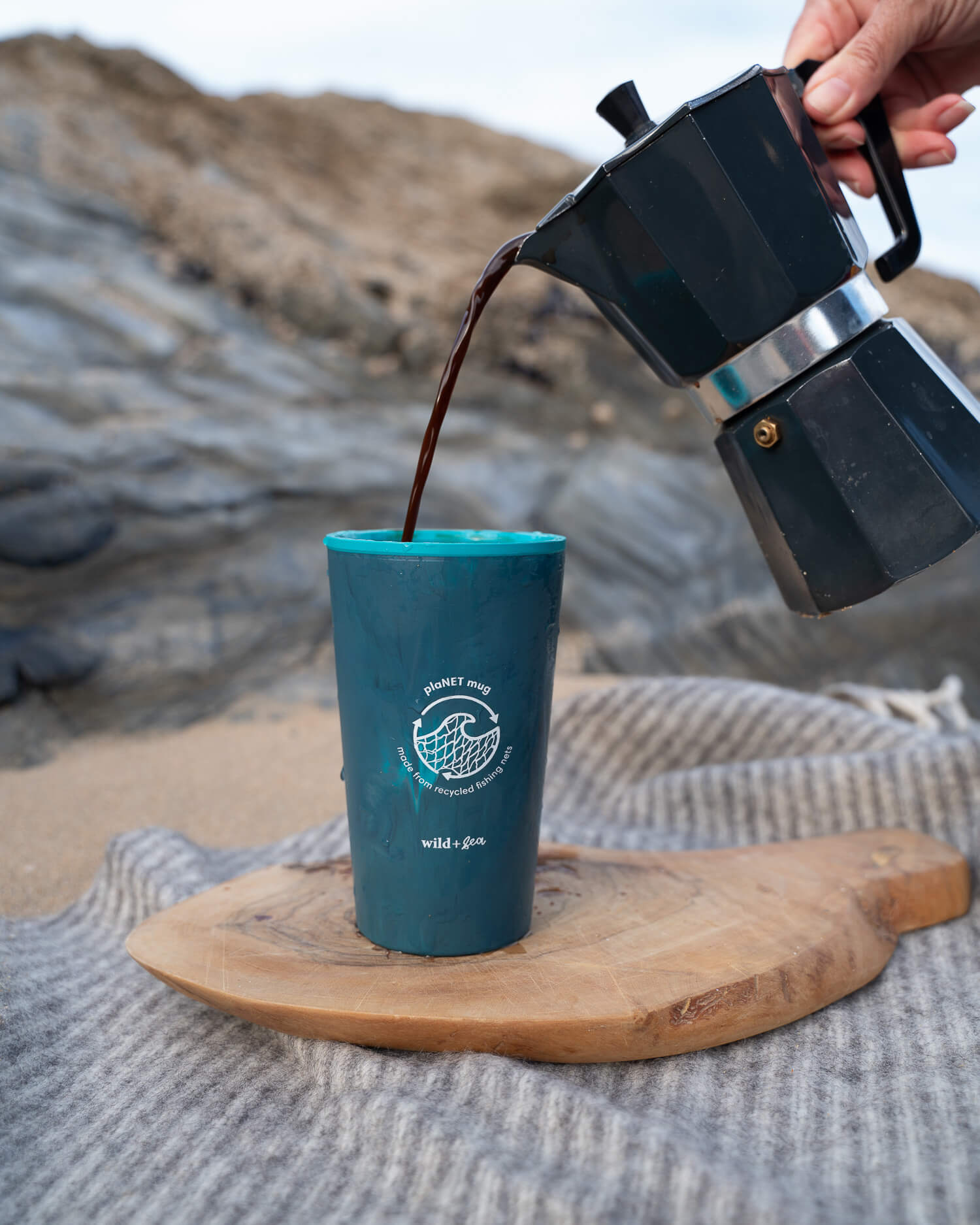 plaNET Recycled Ocean Plastic Travel Mug
