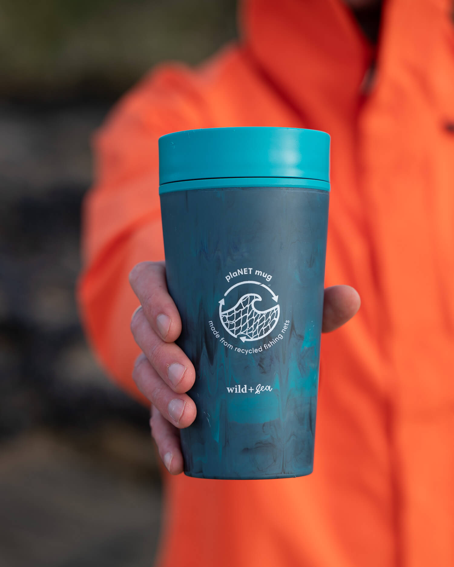 plaNET Recycled Ocean Plastic Travel Mug